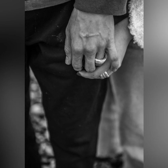 2 rings  - Our new signature sterling unisex GRIT rustic… - Picture 4 of 16